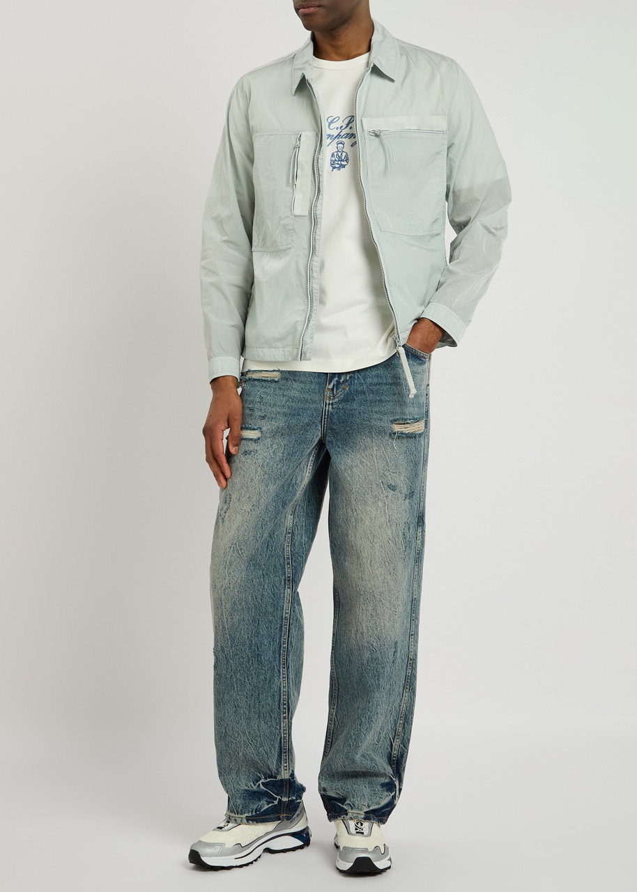 C.P. Company Logo-embroidered Shell Overshirt - 4