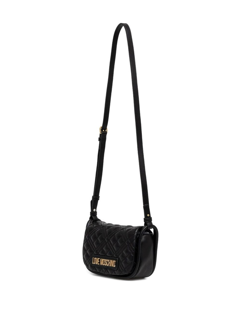 Moschino logo-lettering crossbody bag outlook