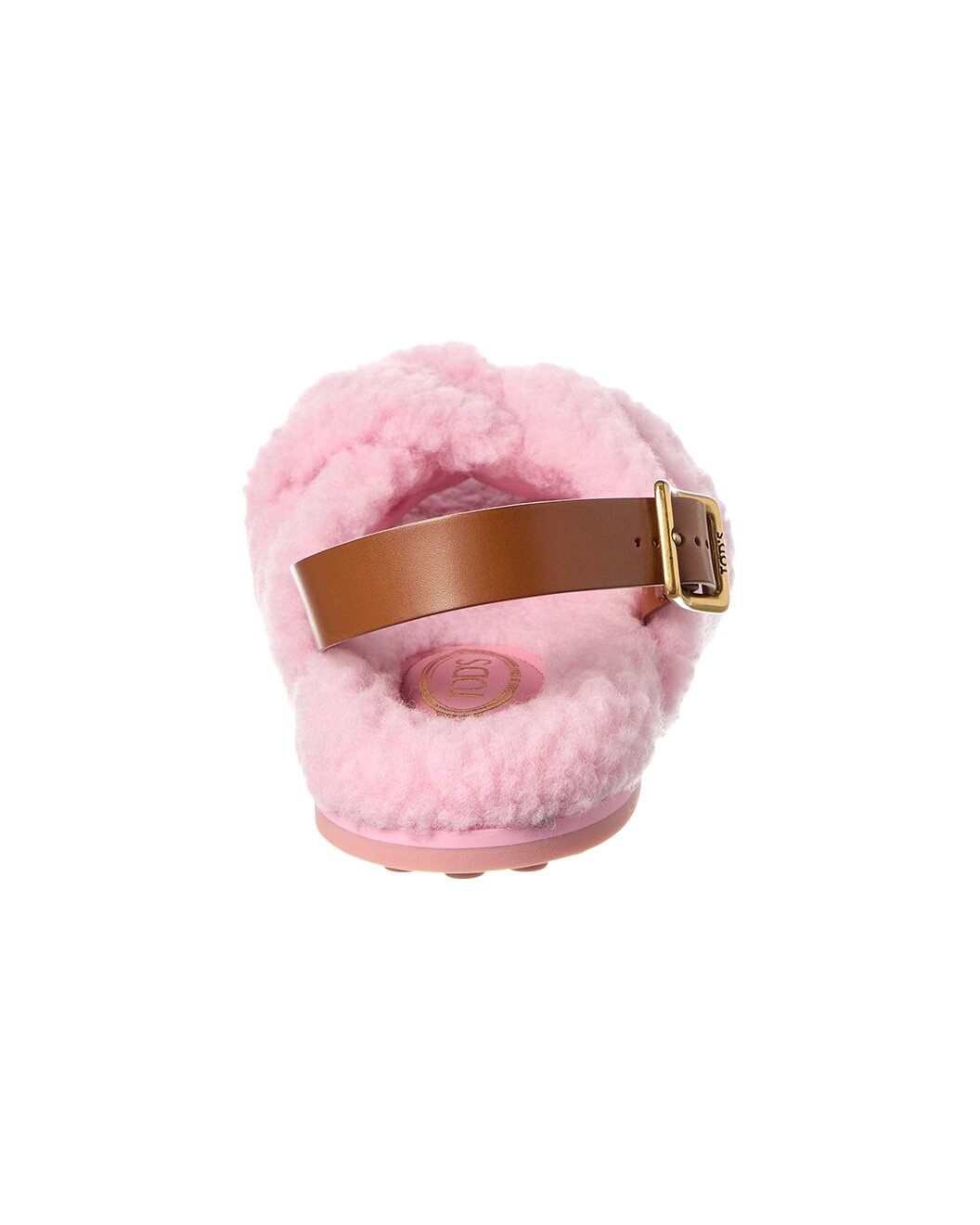 TOD’s Shearling & Leather Sandal - 3