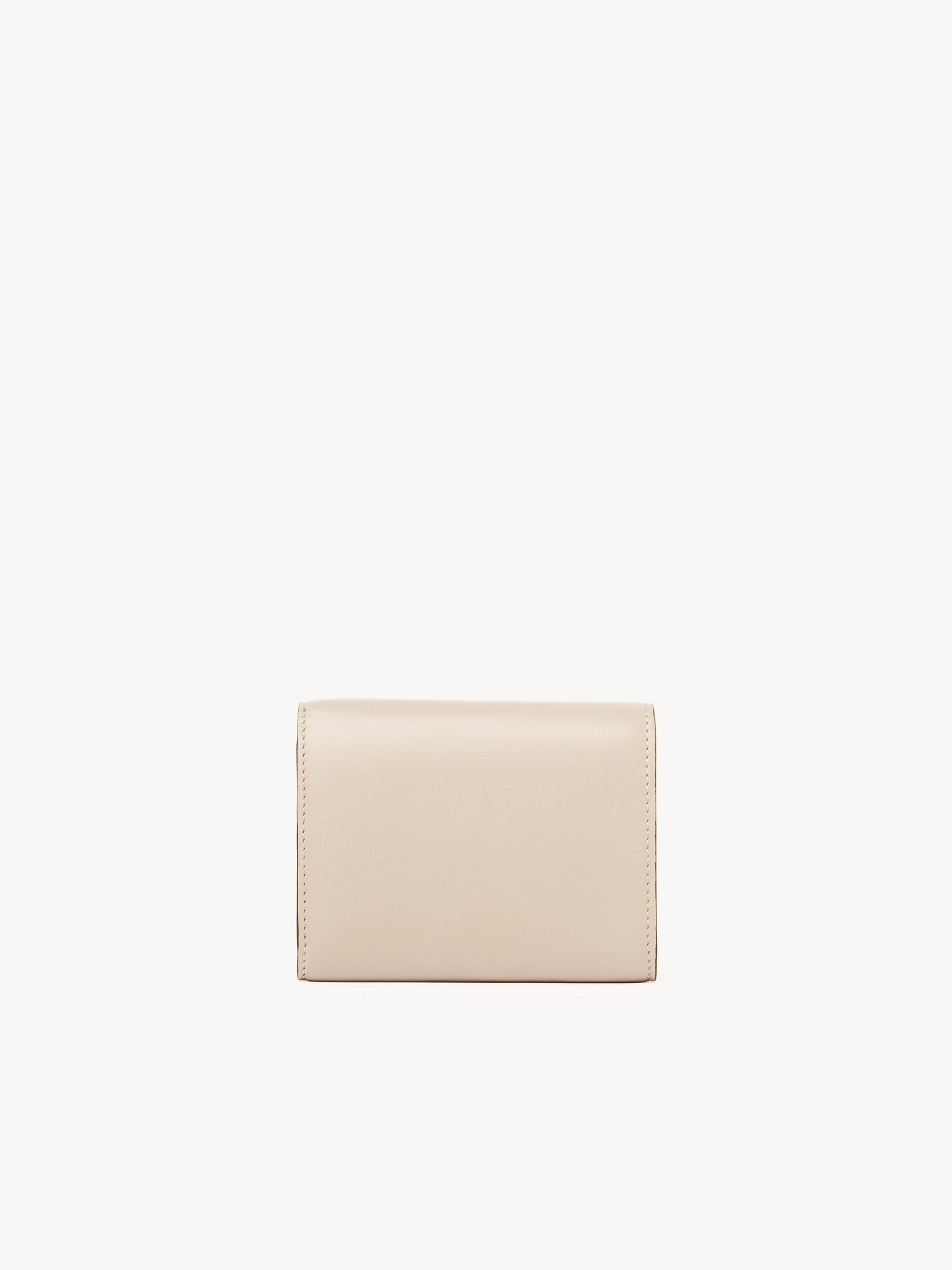 SMALL CHLOÉ ICONIC TRI-FOLD WITH COIN POCKET IN SHINY LEATHER - 4