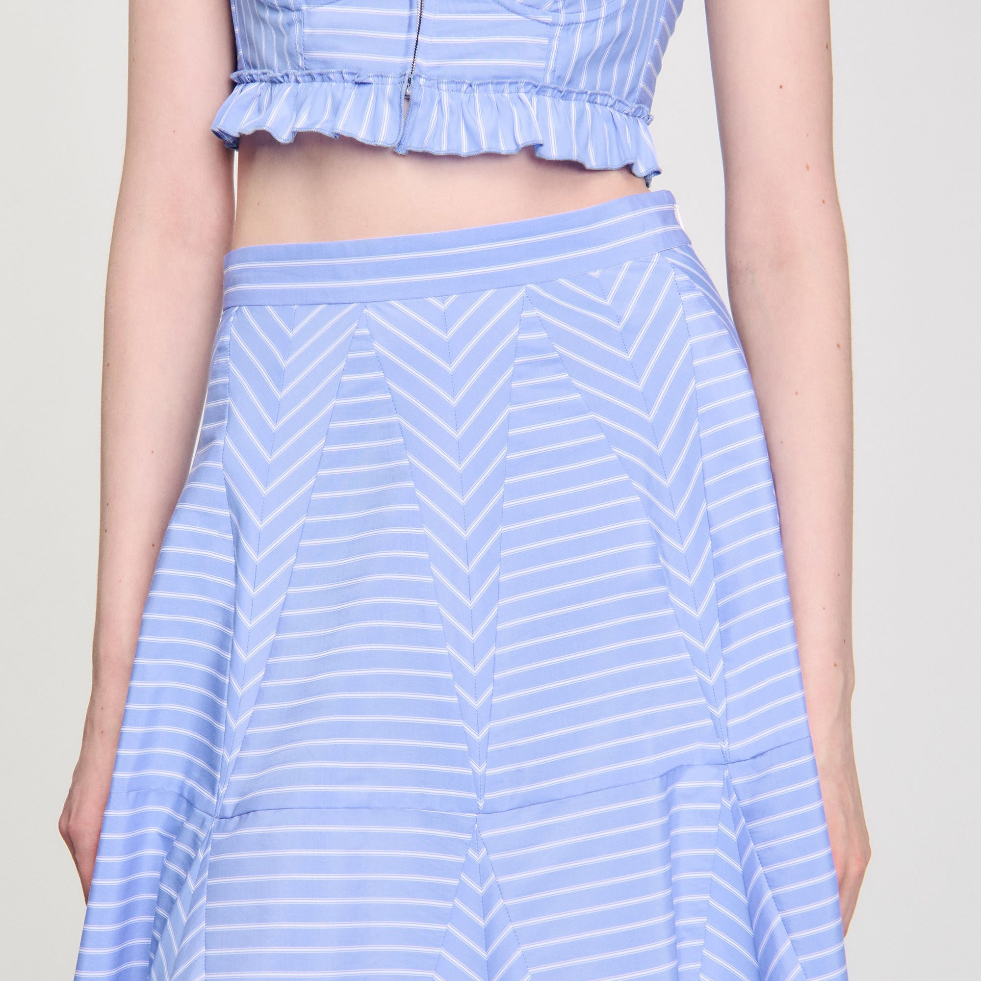 MAXI STRIPED SKIRT - 3