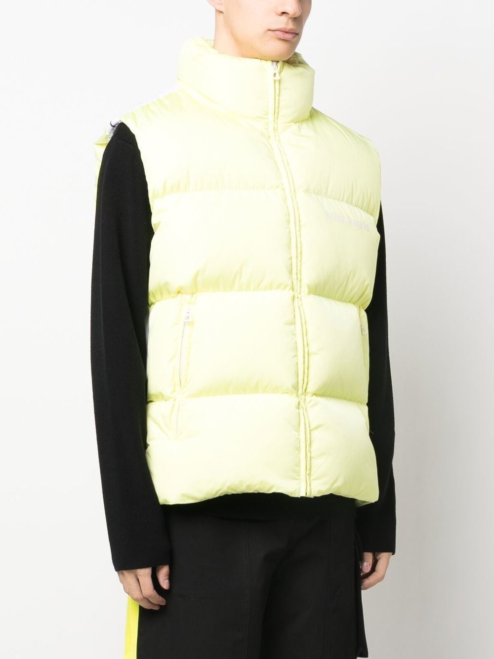 zip-fastening padded jacket - 3