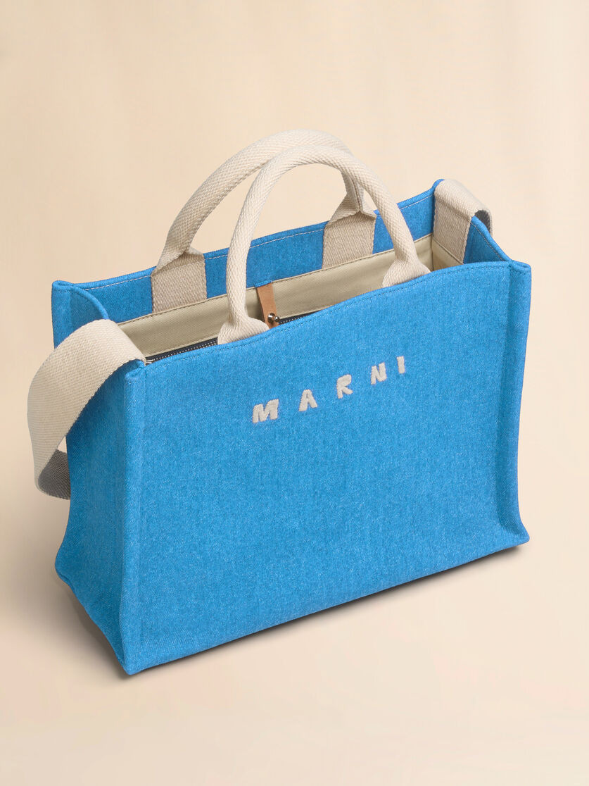 DENIM TOTE SMALL BAG - 4