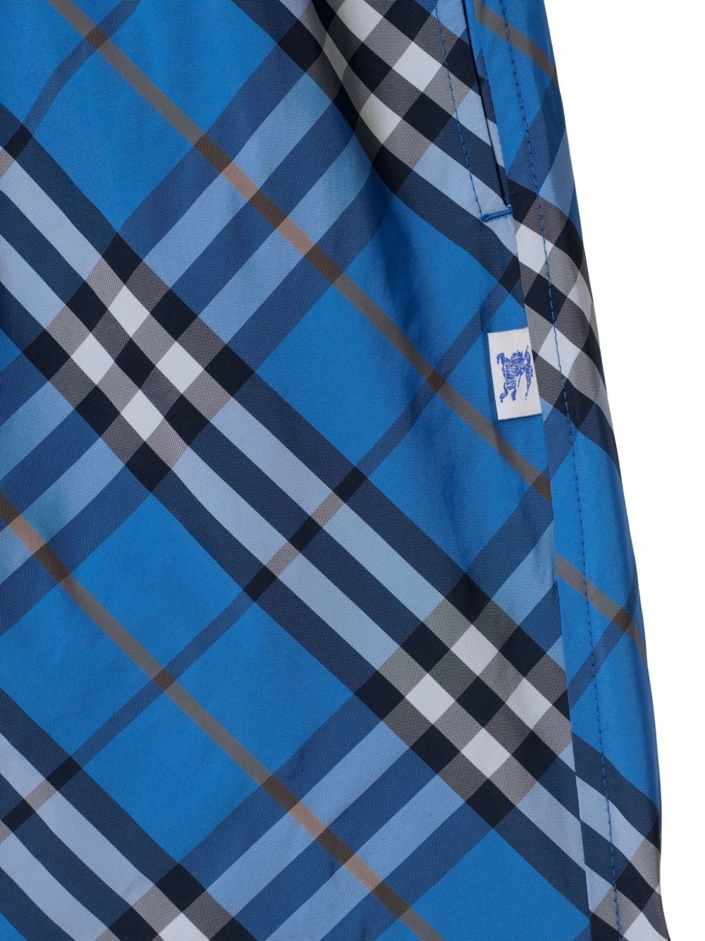 checked swim shorts - 2