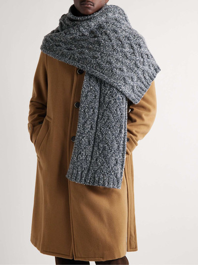 Loro Piana Sciarpa Cable-Knit Cashmere Scarf outlook