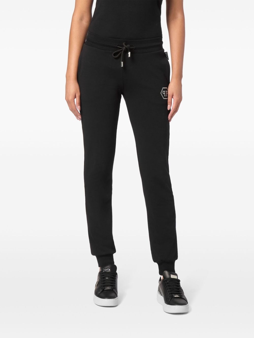 crystal-embellished track pants - 3