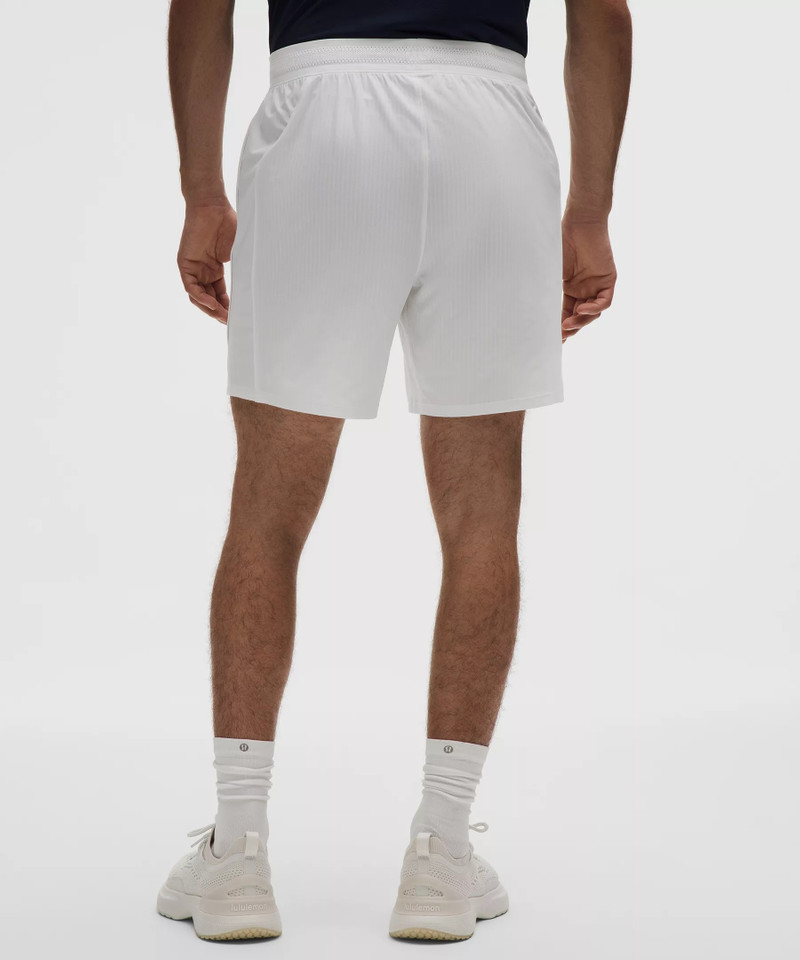 Striped Mesh Tennis Short 7" 3