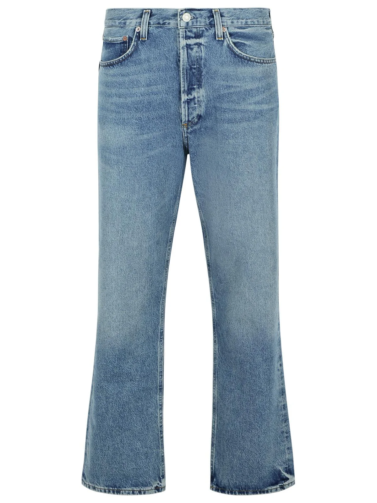 Agolde '90'S' 'FRICTION' Cotton Jeans Blue - 1