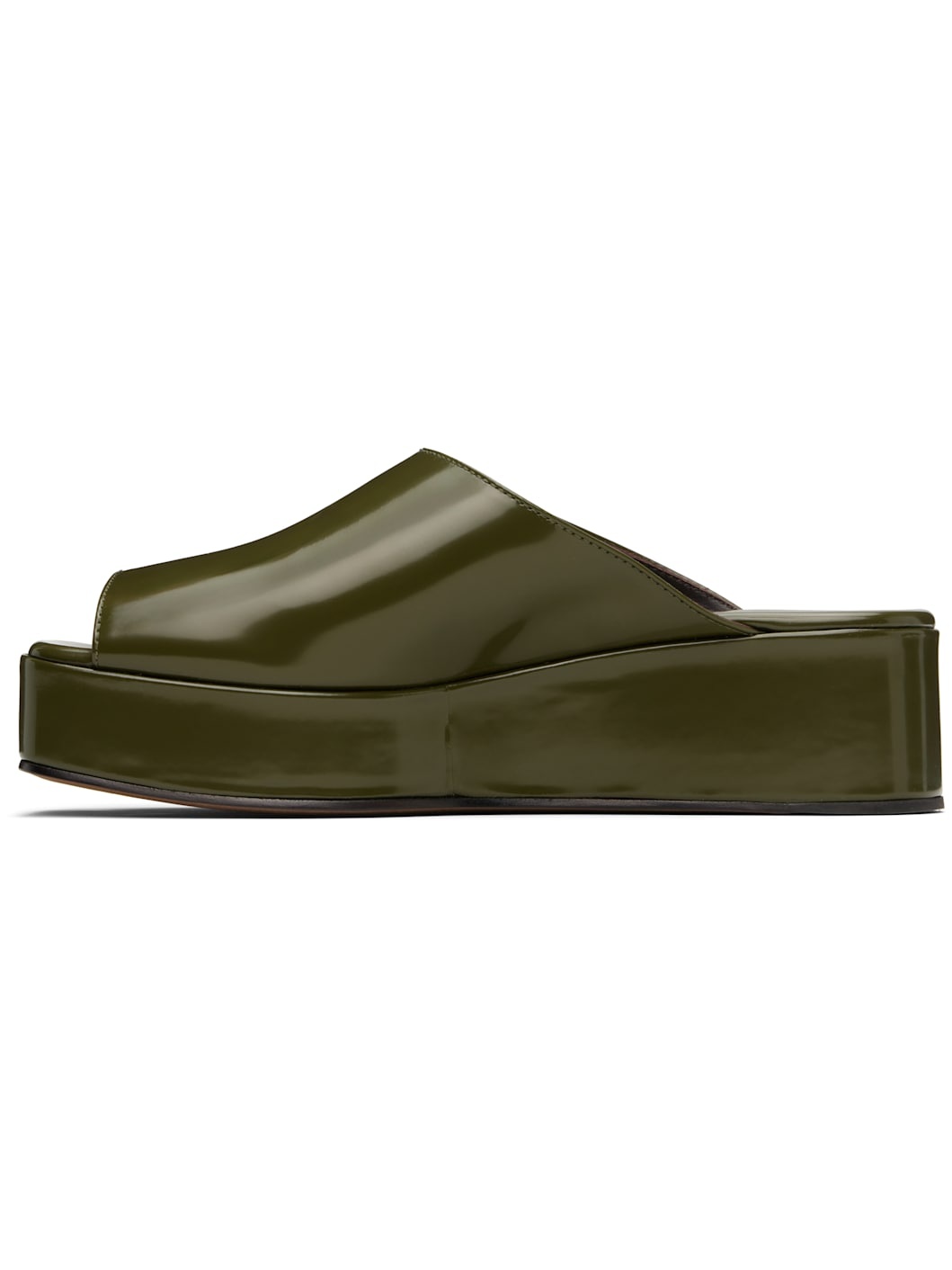 Khaki Emi Flatform Sandals - 3