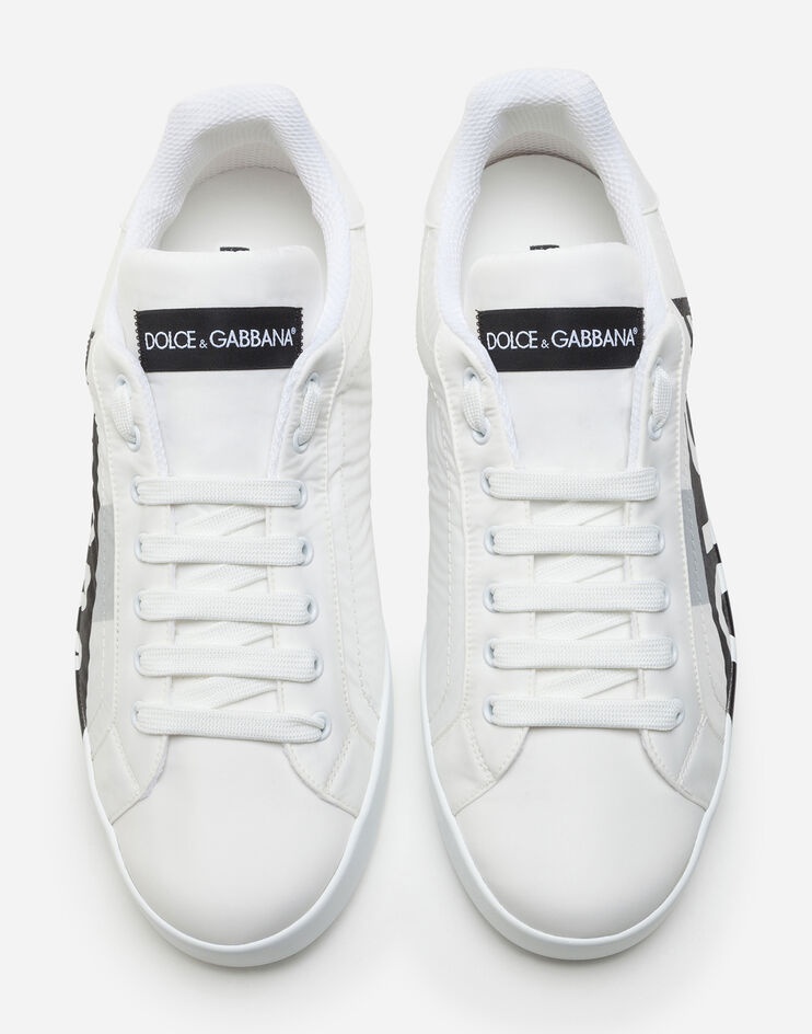 Nylon Portofino sneakers with logo tape - 4