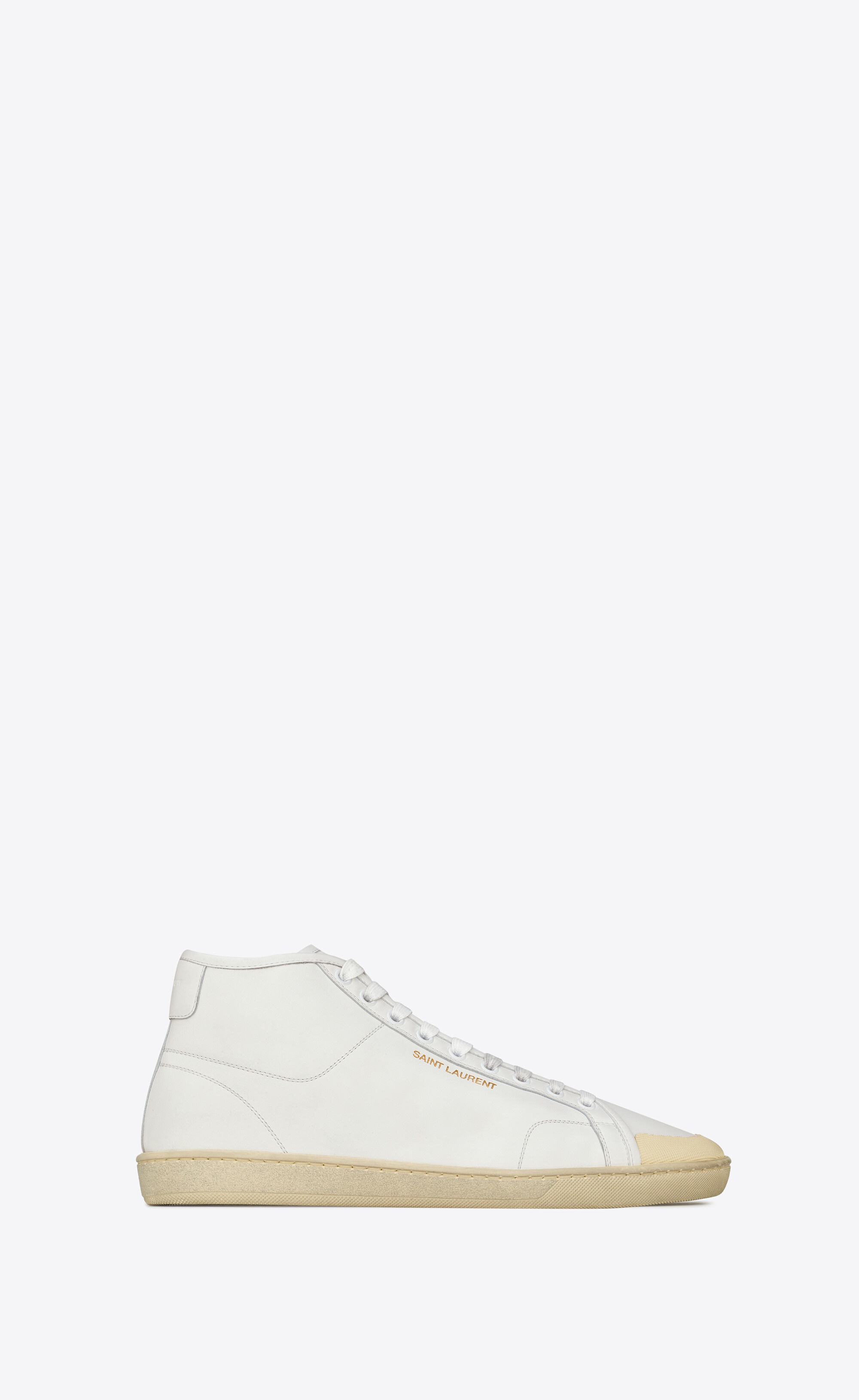 court classic sl/39 mid-top sneakers in grained leather - 1