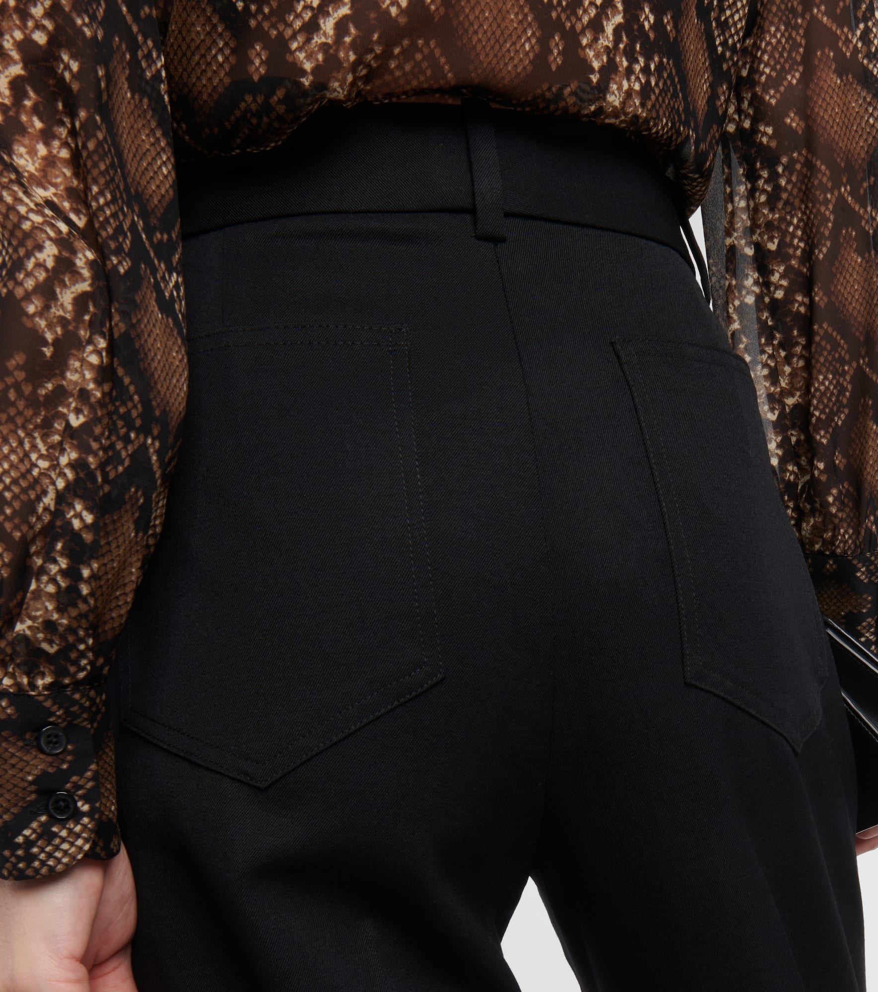 Christophe virgin wool wide-leg pants - 6