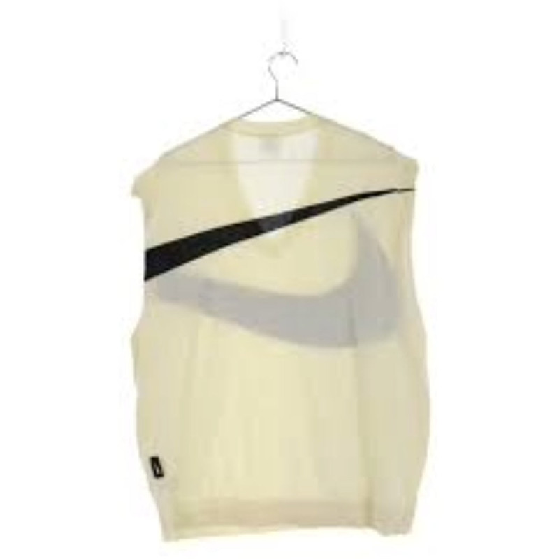 Nike Nike Swoosh Sweater Vest 'White Black' FD2874-113 outlook