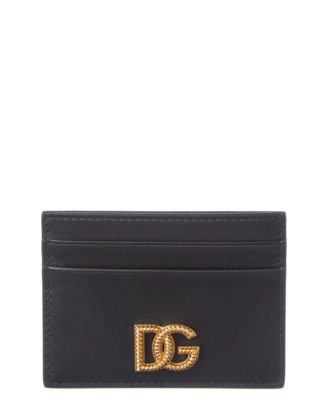 Dolce & Gabbana DG Logo Leather Card Holder - 1