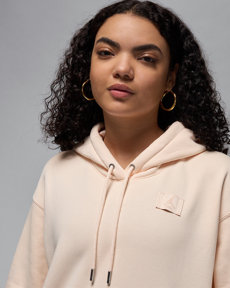 Jordan Flight Fleece Women's Satin-Lined Pullover Hoodie 3