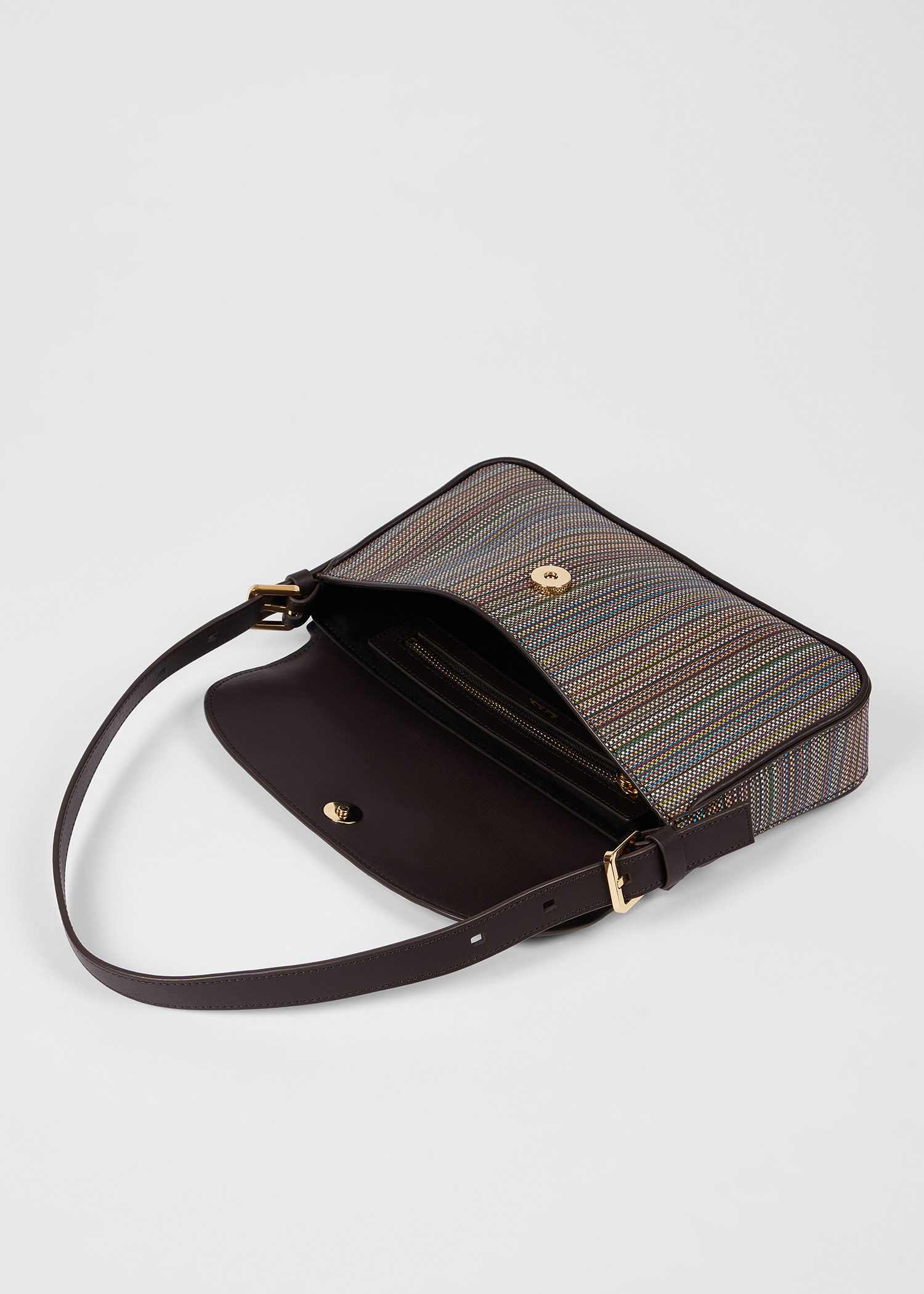 Women's 'Signature Stripe' Top Handle Shoulder Bag - 7
