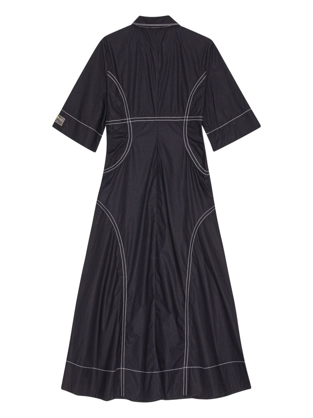 contrasting shirtdress - 6