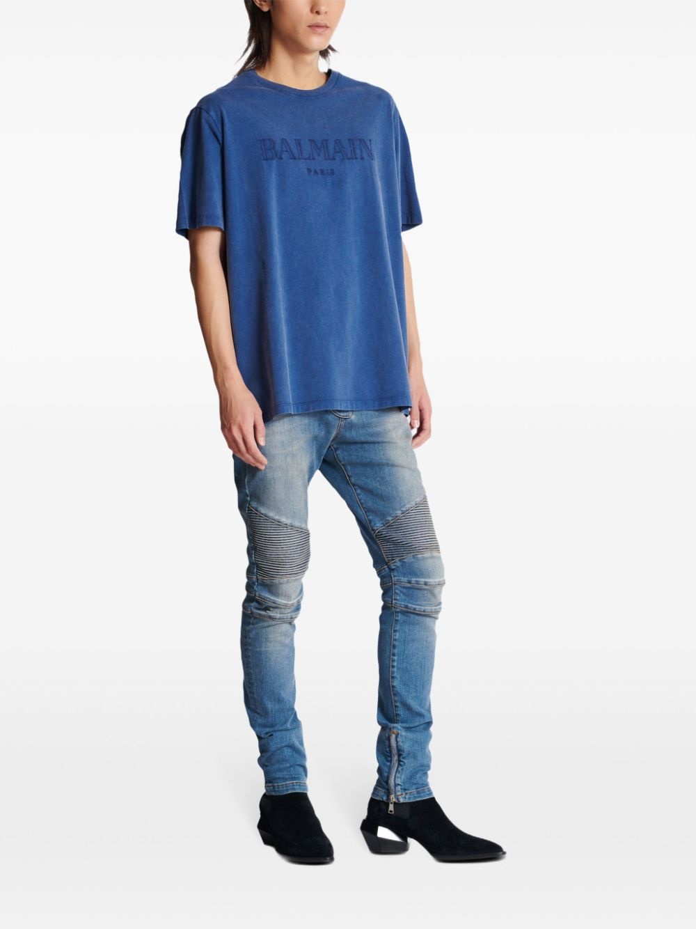 vintage-logo-print t-shirt - 3
