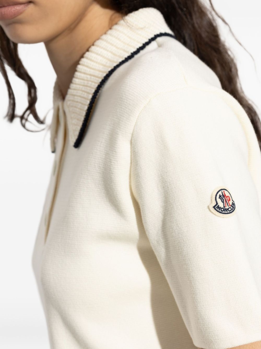 contrast stripe polo shirt - 5