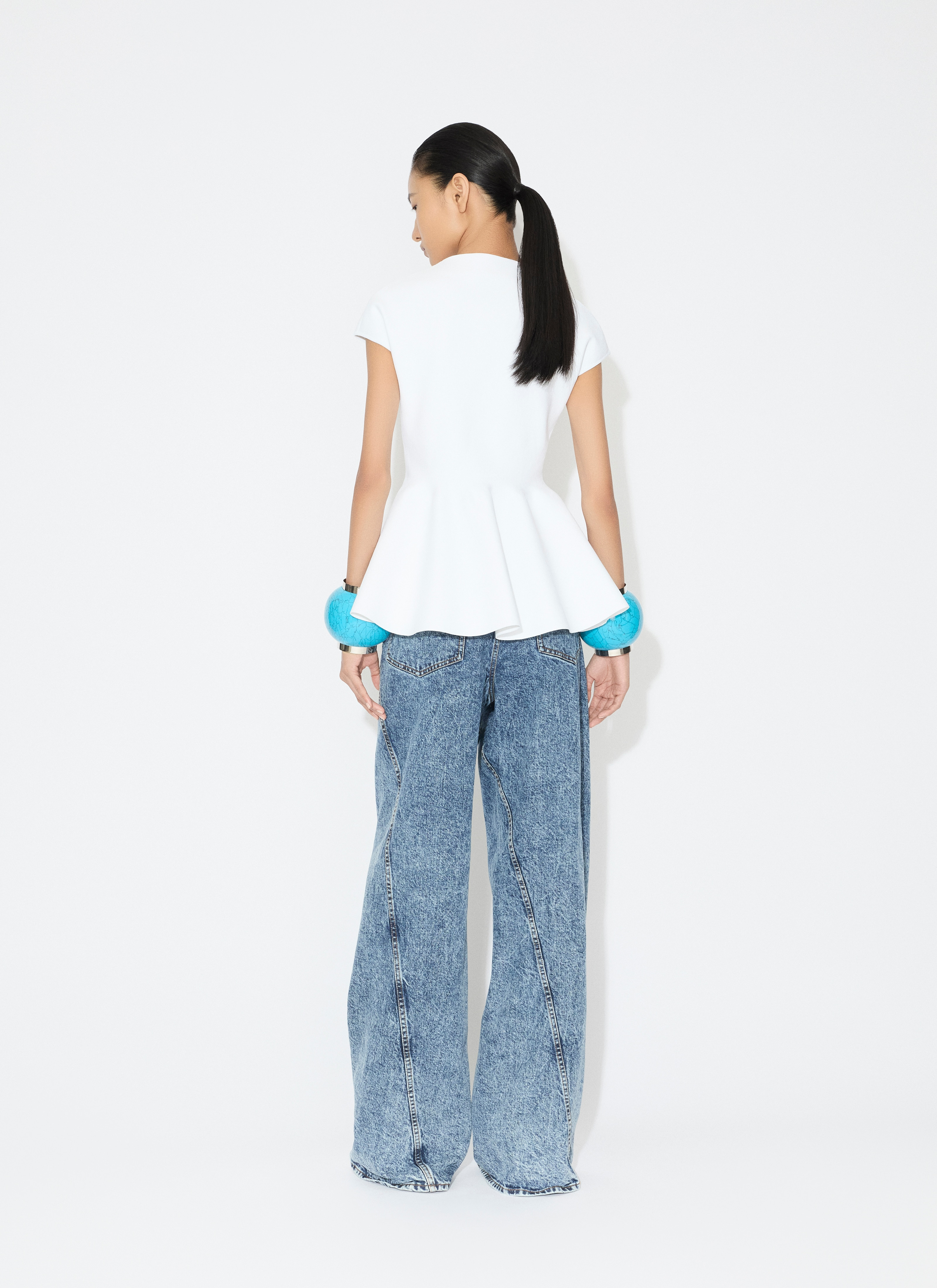 KNIT PEPLUM TOP - 3