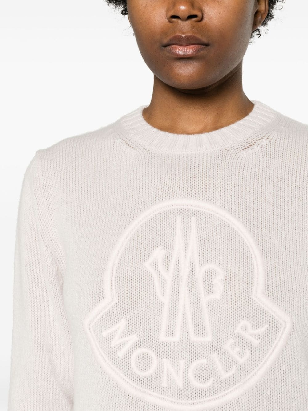 logo-embroidered crew-neck jumper - 5