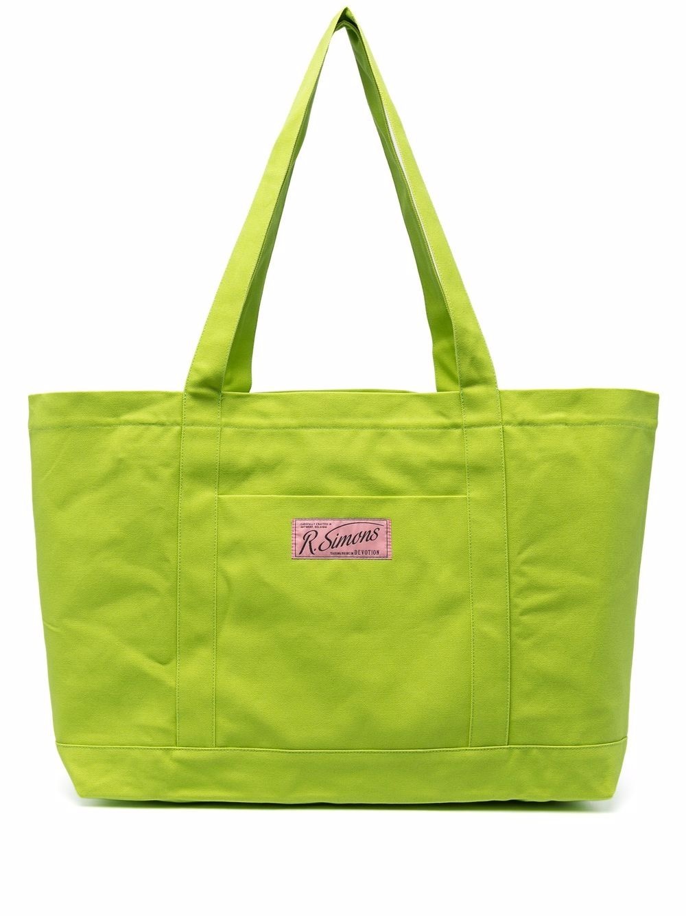 logo patch tote bag - 1