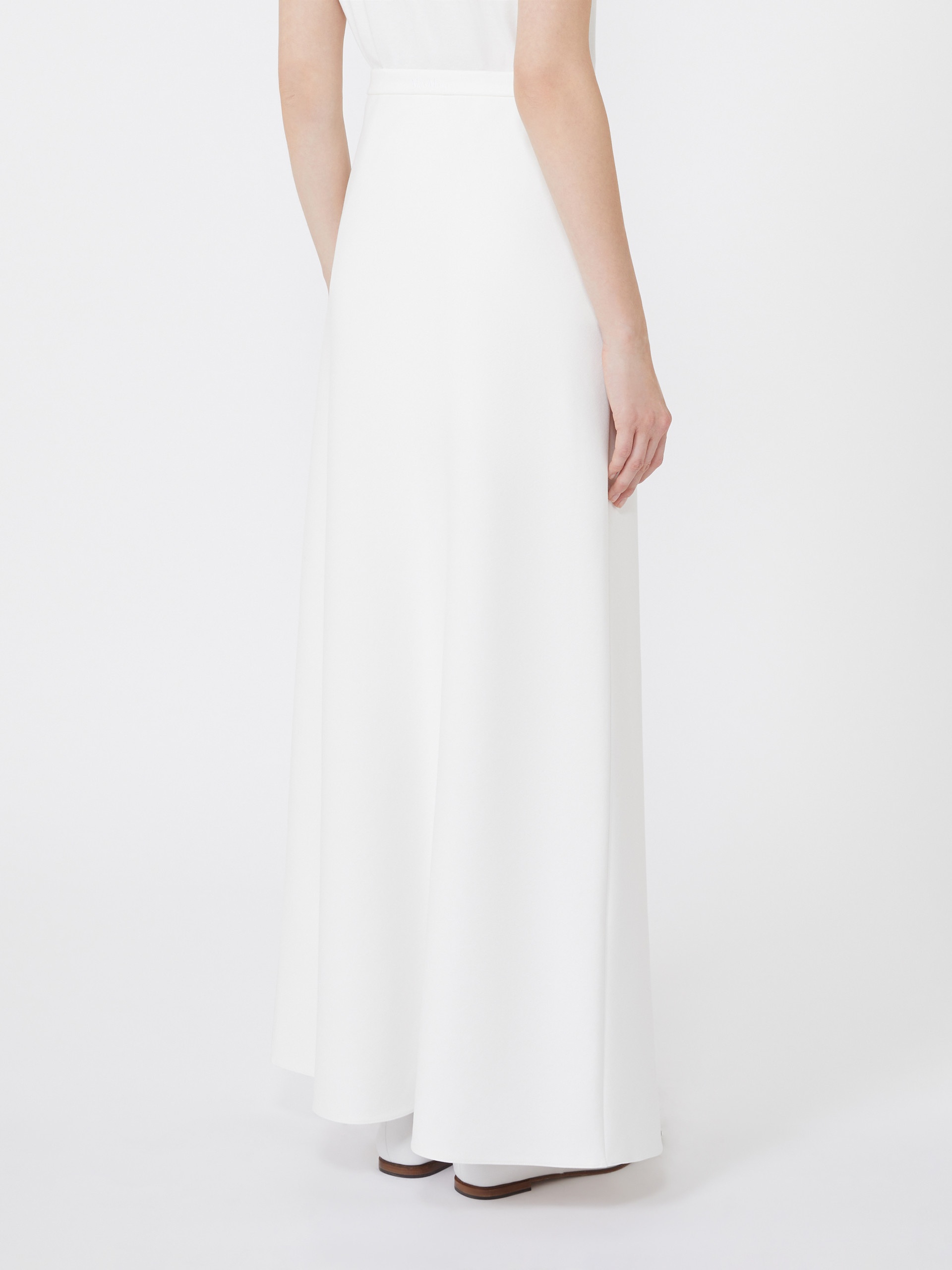 VERNICE Long compact jersey skirt - 4