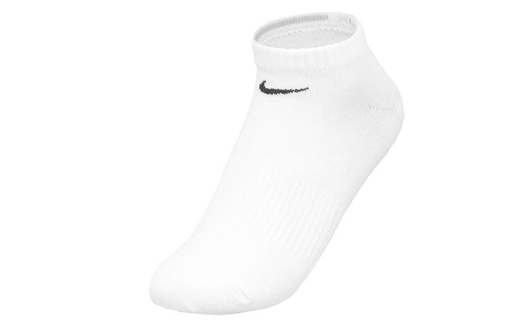 Nike Sports 3 Pairs Breathable Shallow Sports Socks Couple Style 3 Pairs White SX4705-101 - 3