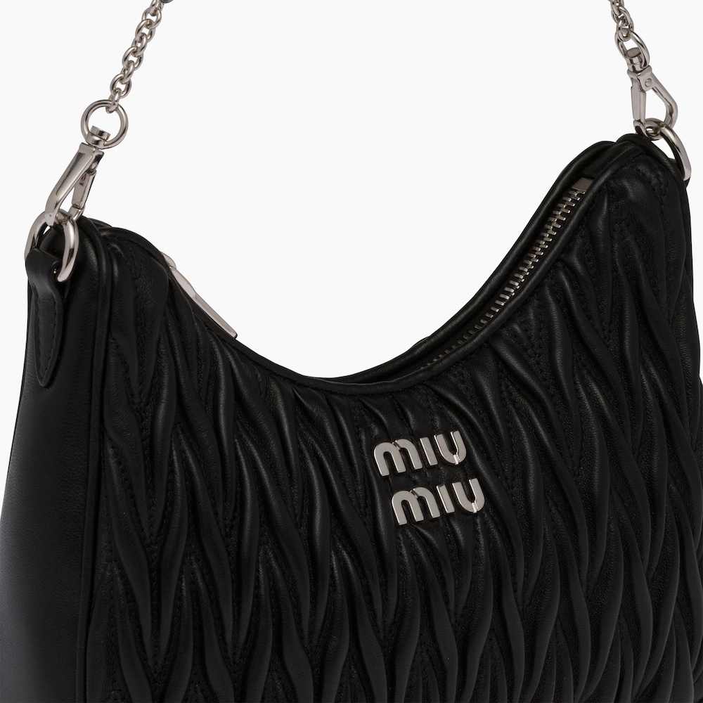 Matelassé nappa leather shoulder bag - 6