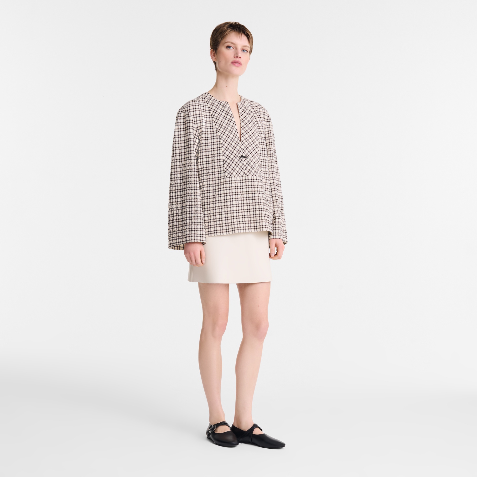 Blouse Ecru - Jacquard cotton - 2