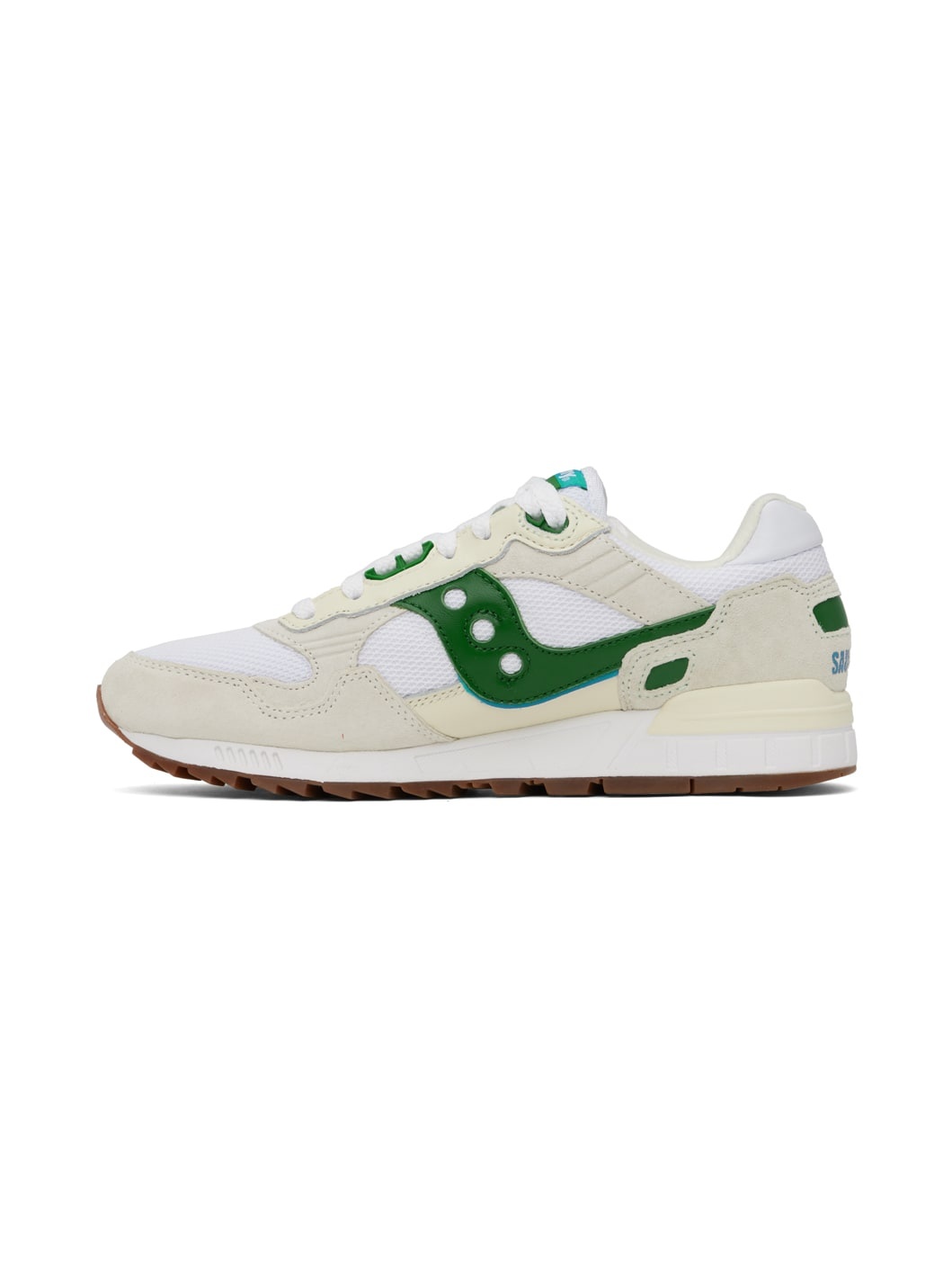 White & Green Shadow 5000 Premium Ivy Prep Sneakers - 3