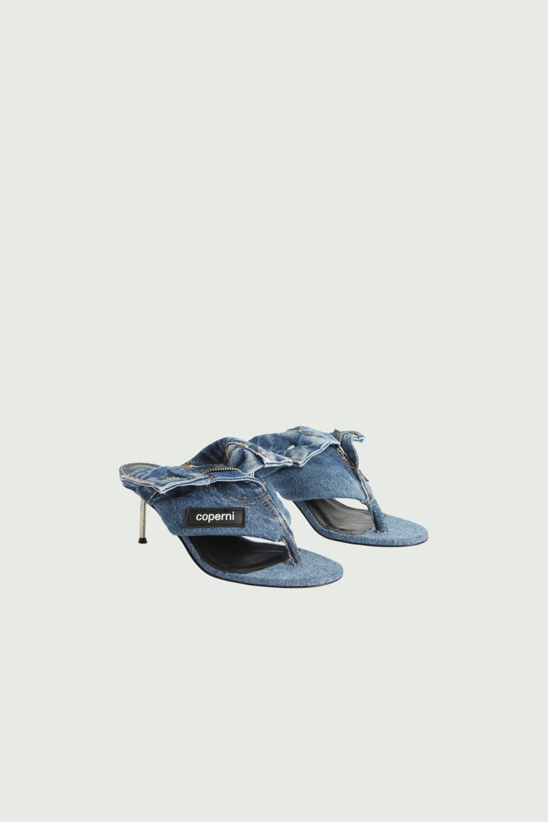 Denim Open Thong Sandal 5
