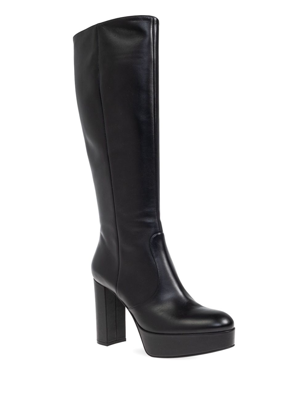 110mm leather heeled boots - 2
