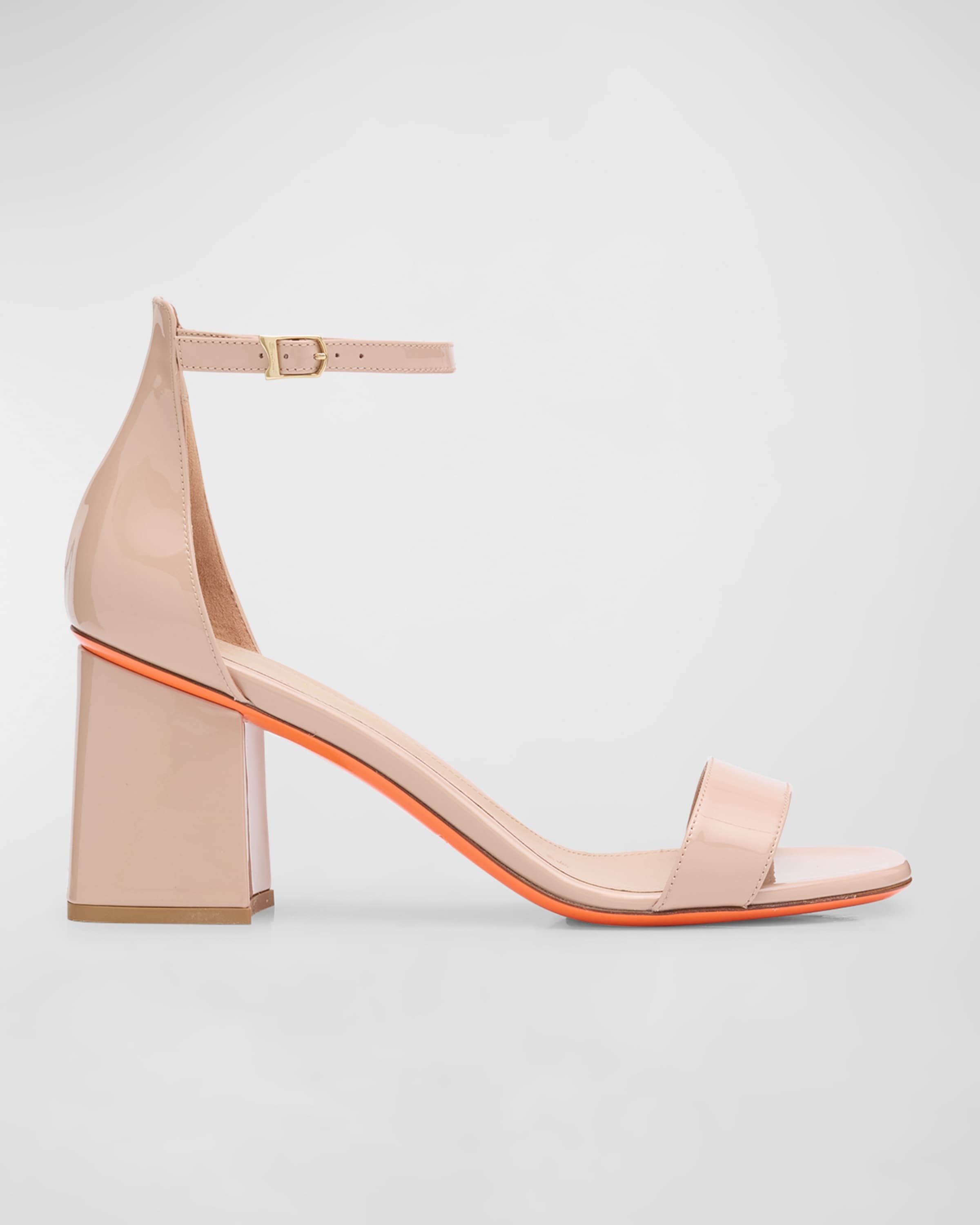 Calypso Patent Ankle-Strap Sandals - 1