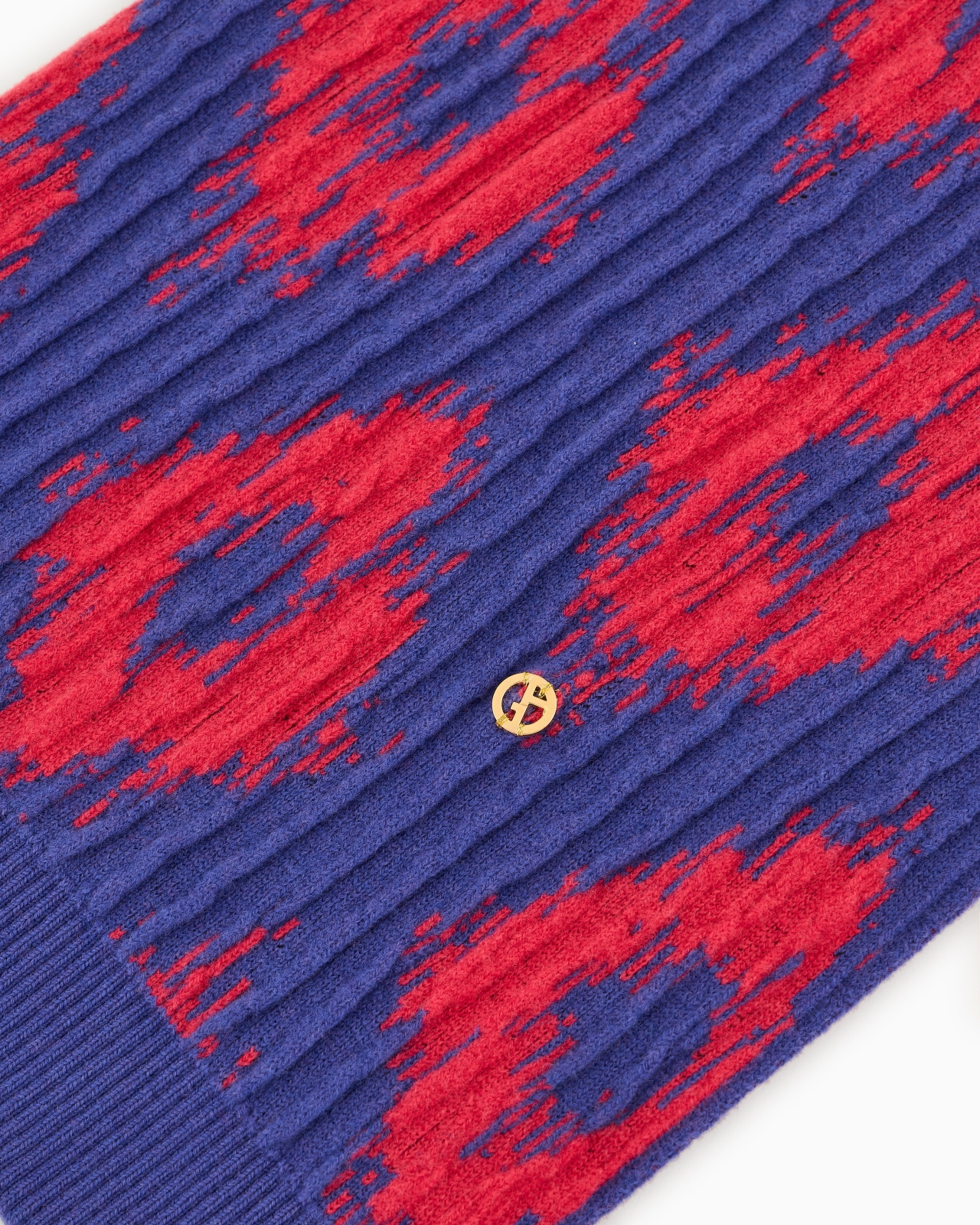 Poldo x Giorgio Armani jacquard jumper in virgin wool and cashmere - 2