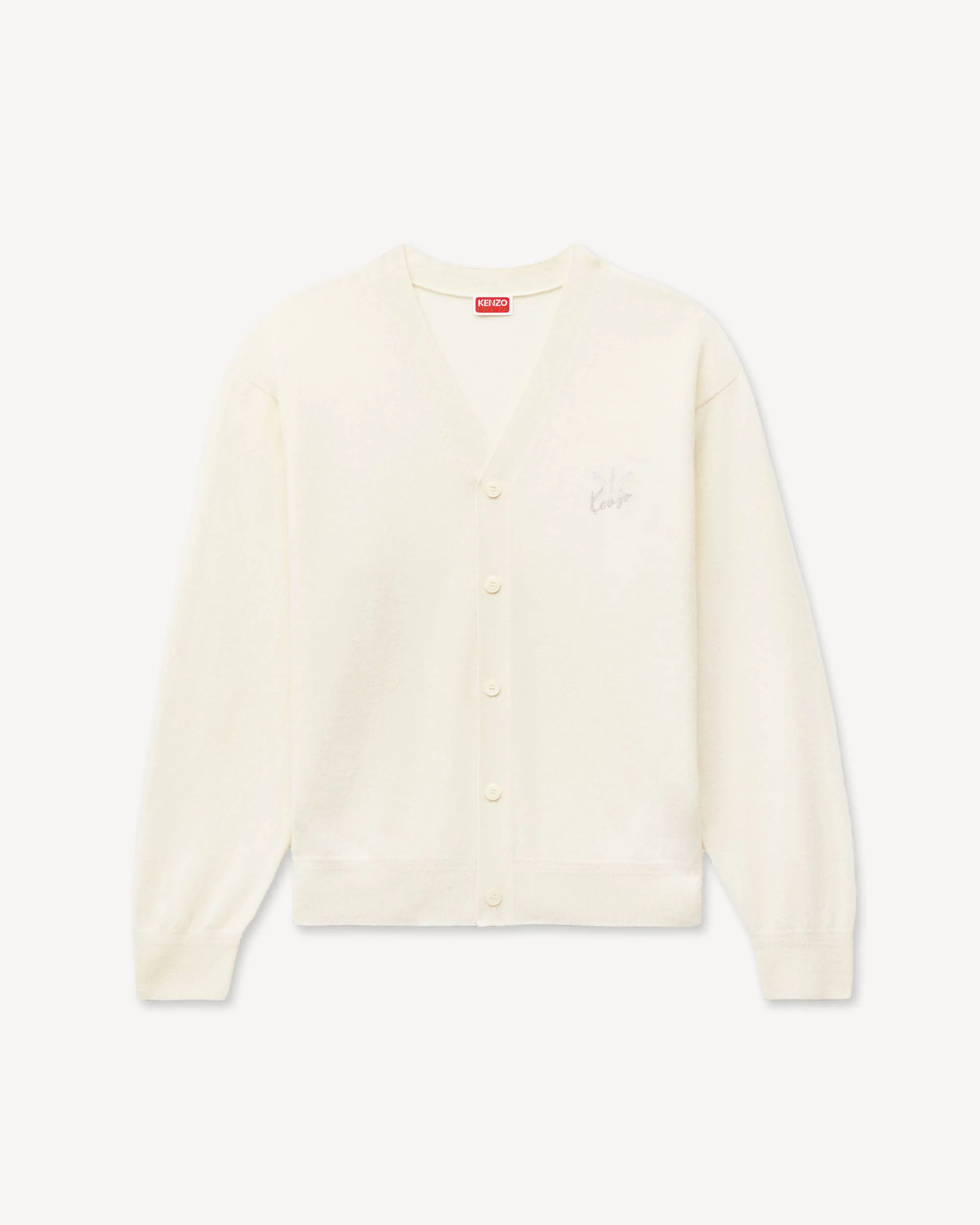 'KENZO Double K' cardigan in wool cashmere - 1