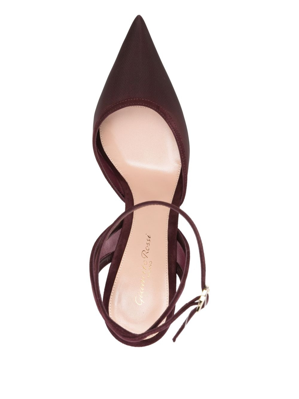 100mm suede heeled pumps - 4