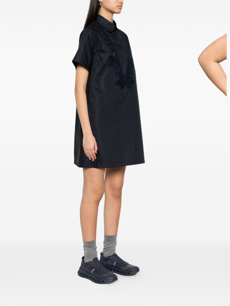 broderie-anglaise short-sleeve mini dress 3