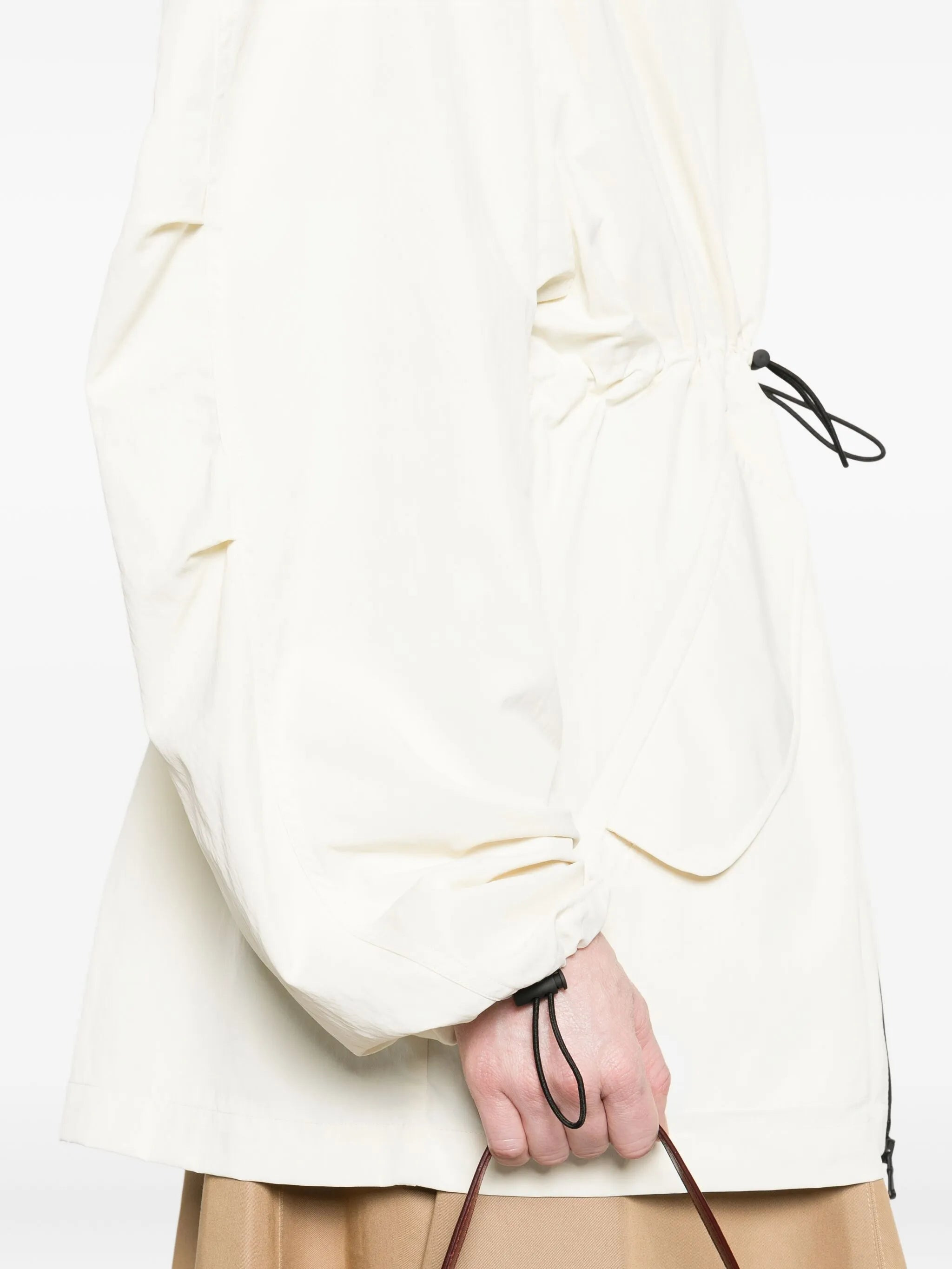 x RHW hooded drawstring coat - 5