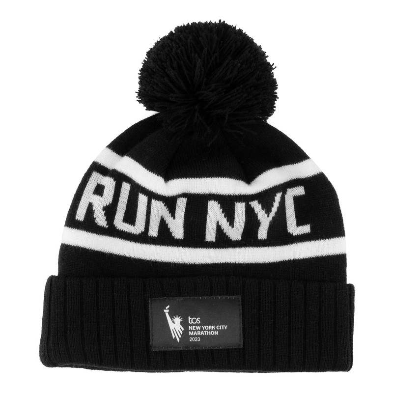 NYC Marathon Pom Beanie 1