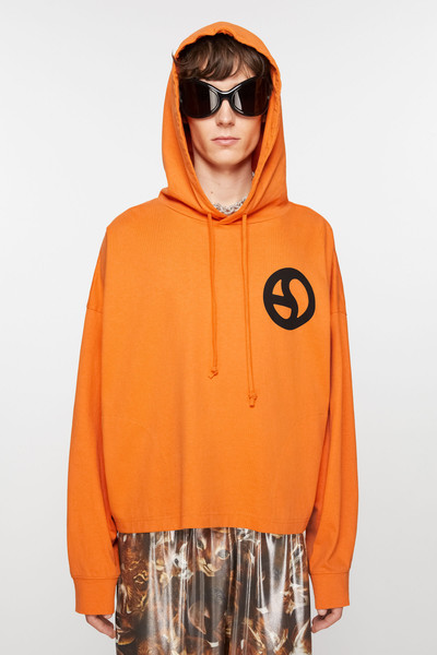 Acne Studios Hooded sweater - Sharp orange outlook