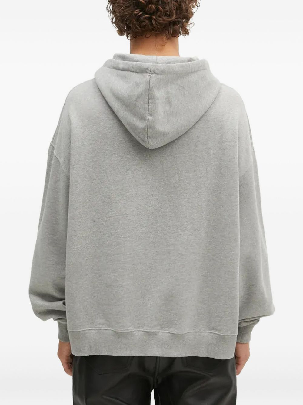 logo-embroidered hoodie - 3