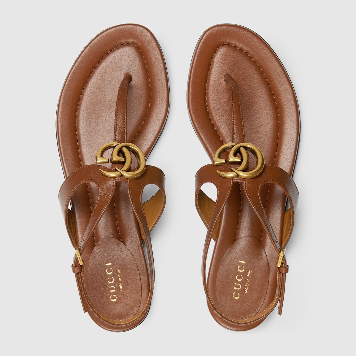 Women's Double G thong sandal - 5