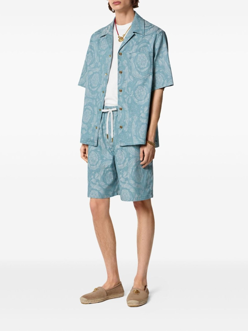 VERSACE Barocco-print shorts outlook