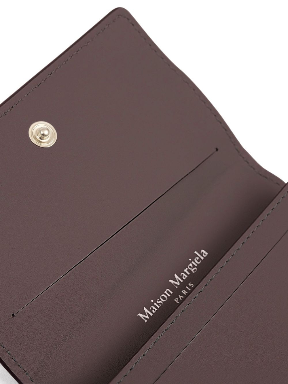logo leather wallet - 4