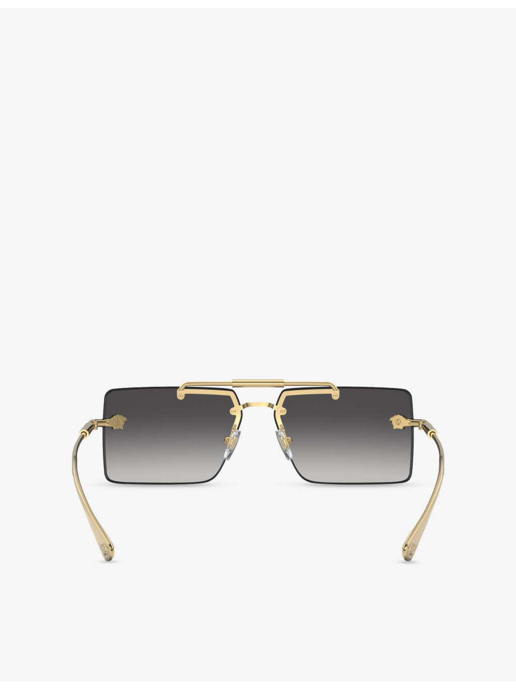 VE2245 Rectangular-Frame Metal Sunglasses - 4
