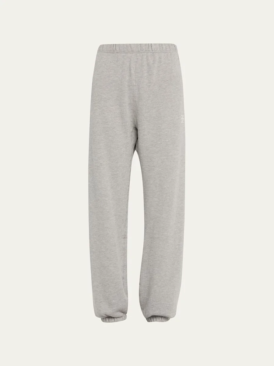 Classic French Terry Cinched-Cuff Sweatpants - 1