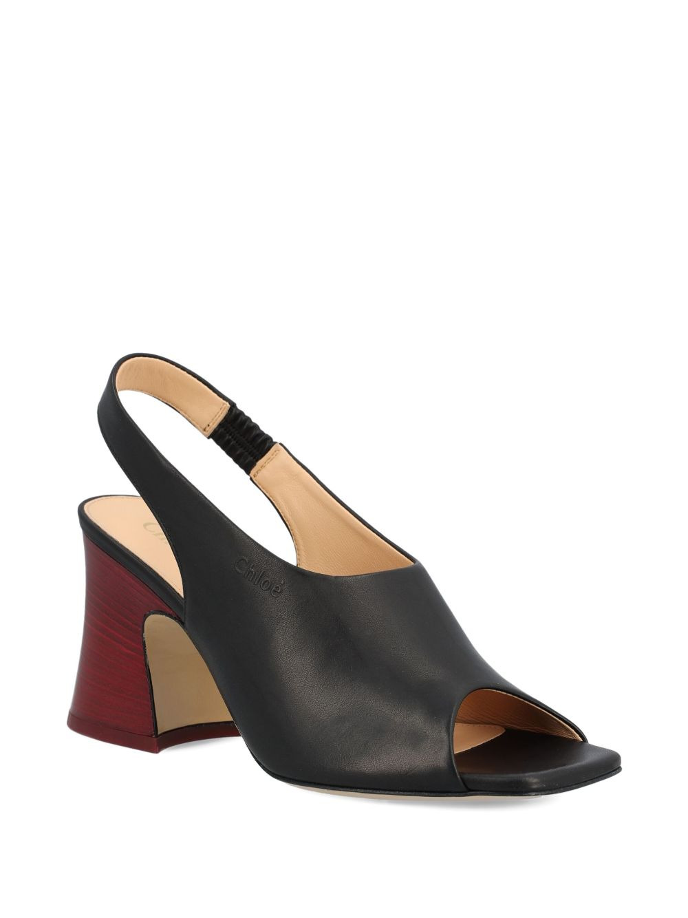 square-toe sandals - 2
