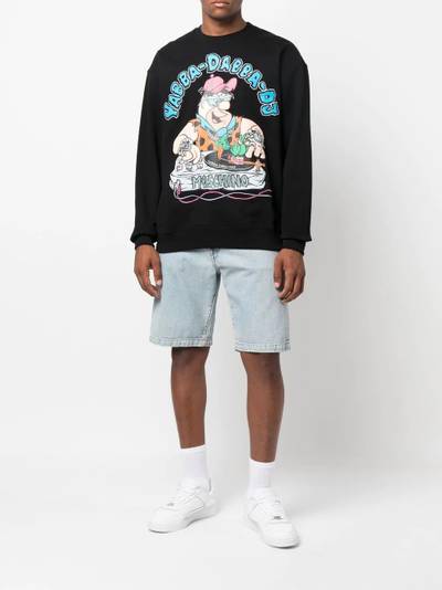 Moschino Flintstones print sweatshirt outlook