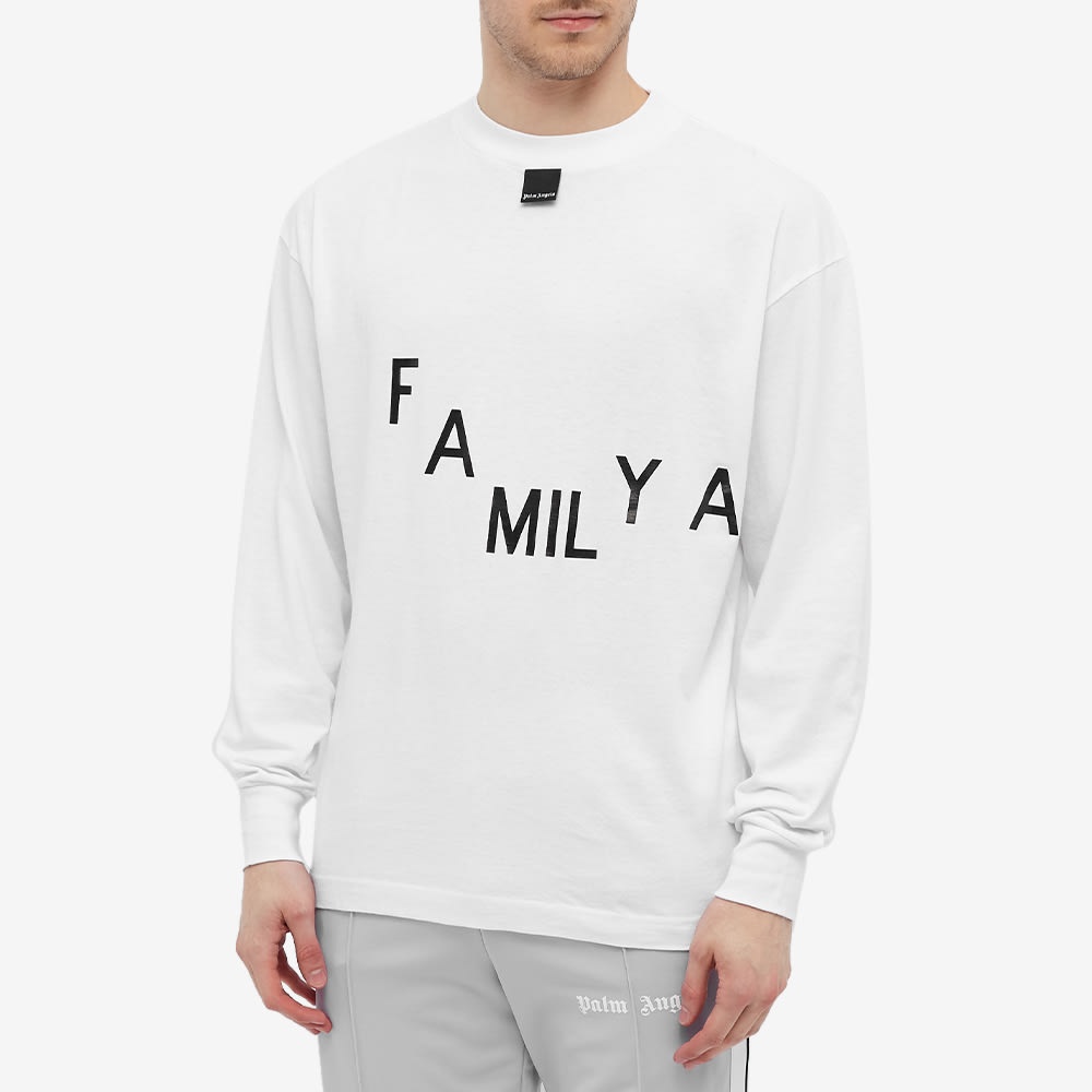 Palm Angels Long Sleeve Friends And Family Logo Tee - 4